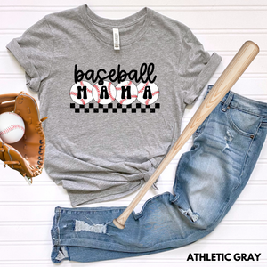 Baseball Mama (Checkered)