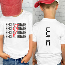 Load image into Gallery viewer, Red Bolt Back to School Custom Tee
