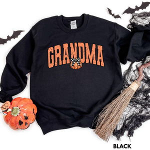 Grandma Pumpkin Varsity Crewneck