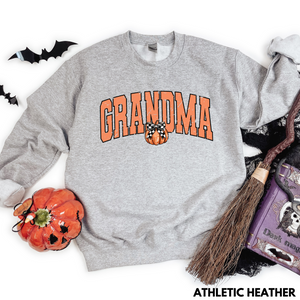 Grandma Pumpkin Varsity Crewneck