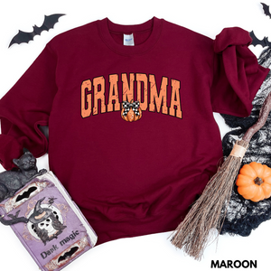 Grandma Pumpkin Varsity Crewneck