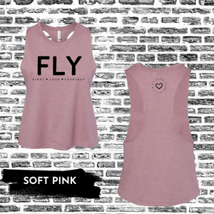 FLY Crop Muscle Tee