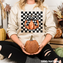 Load image into Gallery viewer, Checkered Pumpkin Crewneck
