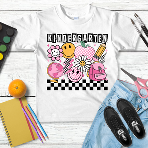 Pink Checkered Grade Level Tees