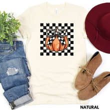 Load image into Gallery viewer, Checkered Pumpkin Tee
