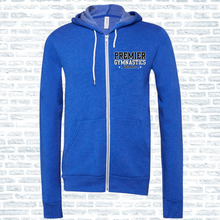 Load image into Gallery viewer, Premier Gymnastics Mom/Dad Zip-Up Hoodie
