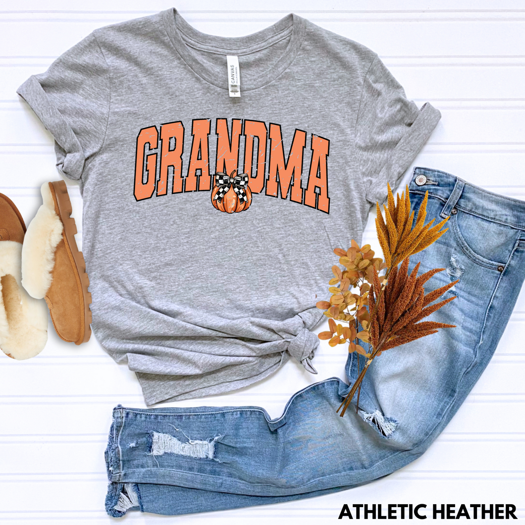 Grandma Pumpkin Varsity Tee