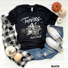 Load image into Gallery viewer, Horror Movies and Chill Tee
