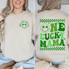 Load image into Gallery viewer, One Lucky Mama Crewneck
