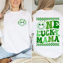 Load image into Gallery viewer, One Lucky Mama Crewneck
