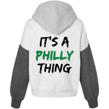 Load image into Gallery viewer, No One Likes Us - It&#39;s a Philly Thing Crop Hoodie
