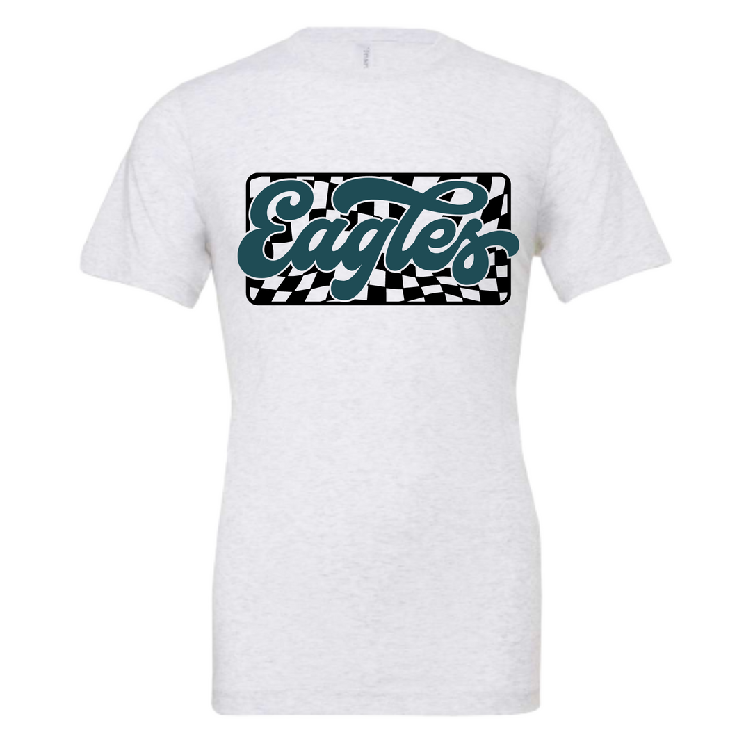 Retro Eagles Checkered Tee